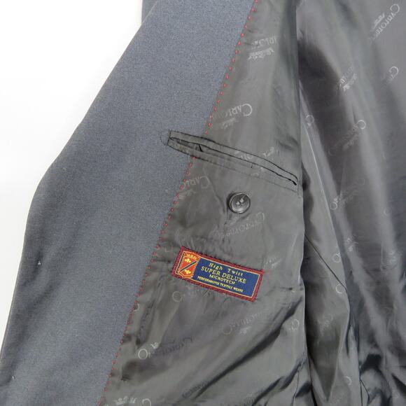 Carlo Lusso Pantsuit High Twist Super Deluxe Deluxe Microtech Suit Size 44 - Picture 7 of 14